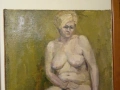 Авторска картина модел "Голо тяло" масло 70-те г, снимка 3