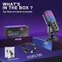 Нов RGB Кондензаторен Микрофон за PC PS4 PS5 Гейминг Стрийминг Подкаст, снимка 7