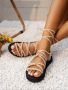 Стилни дамски елегантни сандали , снимка 1 - Сандали - 45827838