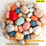 Детска дървена игра с цветни камъчета за баланс и декорация - КОД 3607, снимка 5