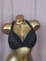 Ulla Popken 90 D Бял и черен дантелен сутиен , снимка 8