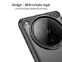 Oppo Find X8 Pro 5G Удароустойчив MOFI Carbon Fiber Калъф и Протектор, снимка 6