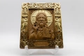 Релефна икона на Исус Христос – позлатена, снимка 4