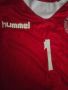  Denmark Hummel #1 Kasper Schmeichel Футболна тениска, снимка 1