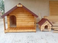 Голяма дървена къща за кучета , къща за големи породи кучета , къща от дърво за куче, кученца, снимка 8
