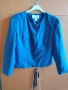 *Art of Silk*Дамски синьо тънко сако с подплънки , снимка 1