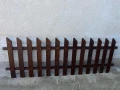 Декоративна дървена ограда за градина заведение детска площадка , дървени огради оградки, снимка 1