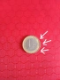 Italian coin fabric defect! 1 едно евро италианска монета с фабричен дефект!, снимка 2