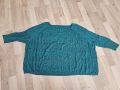 Лек и мек плетен пуловер блуза топ на дупки  L XL XXL размер, снимка 6