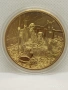 позлатена монета Исус Христос , снимка 1