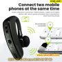 Безжична Bluetooth хендсфри слушалка за разговори и музика подходяща за двете уши - КОД 4081, снимка 12