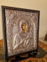 Чудесна антикварна сребърна икона със сертификат и маркировка , снимка 6