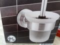 Четка и поставка за тоалетна чиния, лукс, нови , снимка 1 - Други стоки за дома - 45592849