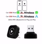 Безжичен адаптер 2 в 1 за кола,CarPlay и Android Auto, WiFi 5G, Bluetooth 5.0, USB-A, снимка 6