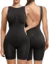 SHAPERX Дамско оформящо боди с нисък гръб до средата на бедрата, XS, снимка 1