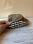 Burberry двулицева шапка идиотка на Бърбъри в бежово цвят с каре ❤️, снимка 5