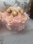 Кутии със сатенени рози и бонбони , снимка 7