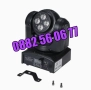 Дискотечен прожектор с 4 диода, прожектор Moving Head , снимка 6