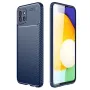 Samsung Galaxy A03 Удароустойчив Carbon Fiber Калъф и Протектор, снимка 2