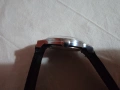 Съветски механичен часовник Победа - Самара – работещ, с черна кожена каишка - 18мм. , снимка 5