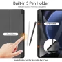 Samsung Galaxy Tab S9 FE+ DUX DUCIS Кожен Калъф и Протектор, снимка 4