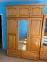 Трикрилен гардероб + секция, снимка 1