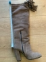 Дамски ботуши DARIS,естествен велур, снимка 3