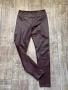 Нов кафяв бордо кожен ватиран еластичен клин висока талия M/L размер , снимка 2