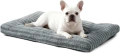 Pawk Малко кучешко легло, може да се пере, размер S - 58 × 46 × 8 см, сиво, снимка 1