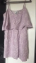 Нежна лилава рокля хл, снимка 1