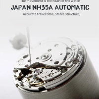 PAGANI DESIGN автоматичен часовник с Японски механизъм SEIKO NH35,стъкло сапфир,водоустойчив, снимка 6 - Мъжки - 45005227