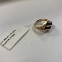 Златен мъжки пръстен 14к, снимка 2 - Пръстени - 45281053