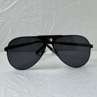 Gucci 2024 мъжки слънчеви очила авиатор с кожа 5 цвята , снимка 7 - Слънчеви и диоптрични очила - 45835369