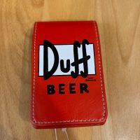 Кожена кутия за цигари Duff Beer, снимка 4 - Други - 45302652