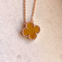 Дамско колие с детелина тигрово око на Ван Клееф VCA Van Cleef & Aparels, снимка 8 - Колиета, медальони, синджири - 45350085