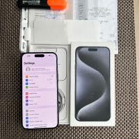 НОВ!!! / ЛИЗИНГ / 24М ГАР /  IPhone 15 Pro Max / 256Gb / Blue Titanium, снимка 4 - Apple iPhone - 45859112