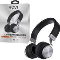 Безжични WIRELESS стерео слушалки ROVI STEREO RH02BLK с микрофон, снимка 1 - Bluetooth слушалки - 45238006