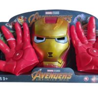 Супергерои-комплект светеща маска и две ръкавици, снимка 1 - Фигурки - 37476195
