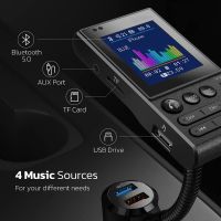 Nulaxy KM20 Bluetooth FM предавател, снимка 15 - Аксесоари и консумативи - 45248198