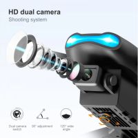 Сгъваем дрон с двойна HD 4K камера K3 E99 PRO с дистанционно, 2 камери, снимка 5 - Дронове и аксесоари - 45496278