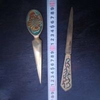 Два ножа за писма, снимка 1 - Антикварни и старинни предмети - 46103884