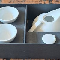 чайник порцеланов с 2 чаши дизайнерски АРКО дизайн ARCO design в луксозна подаръчна кутия, снимка 4 - Сервизи - 17095721