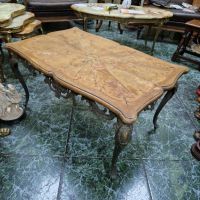 Чудесна много стара антикварна холандска маса от бронз с дървен плот , снимка 8 - Антикварни и старинни предмети - 45821193