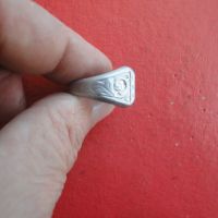 Стар алуминиев пръстен 2, снимка 3 - Пръстени - 45823140