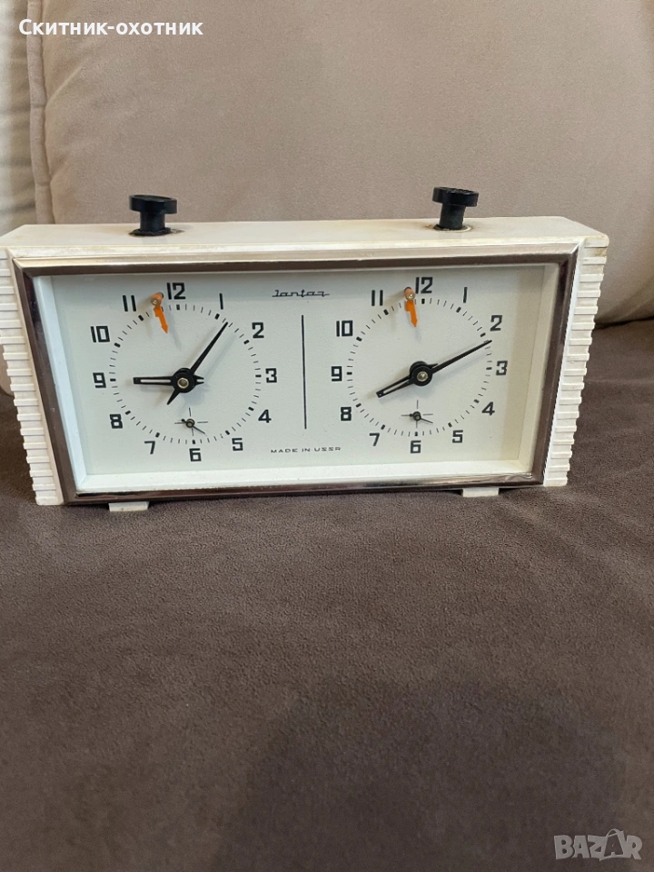 Винтидж шахматен часовник, снимка 1