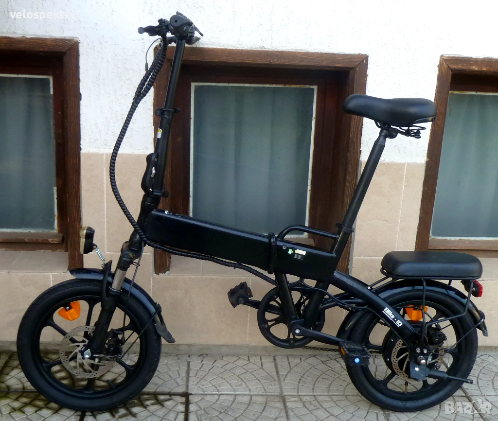 Електрически Е-Байк Ю2 - сгъваем "пони" ! На 400 км. Като НОВ ! , снимка 1