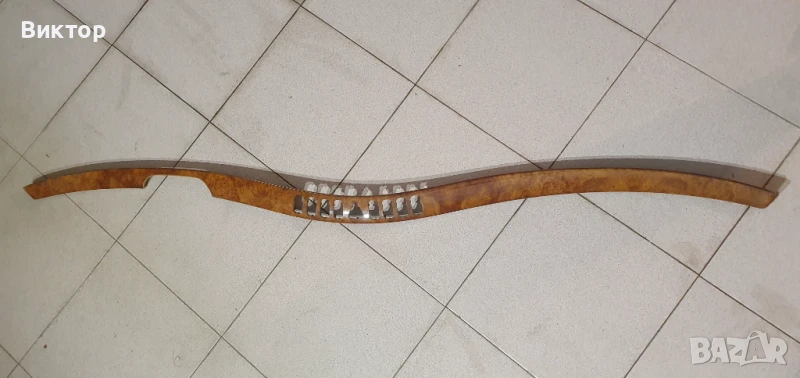 ТОП ЦЕНА 10лв.Махагонова лайсна за мерцедес S класа w220 Централна за таблото, снимка 1