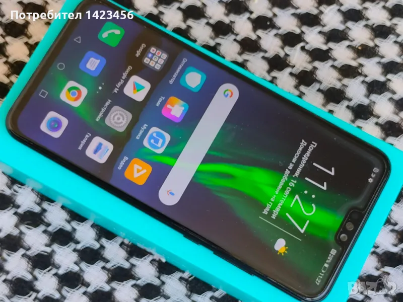 Смартфон Honor 8X, Dual SIM, 64GB, 4GB ram, 4G, Черен 20MP+2MP, снимка 1