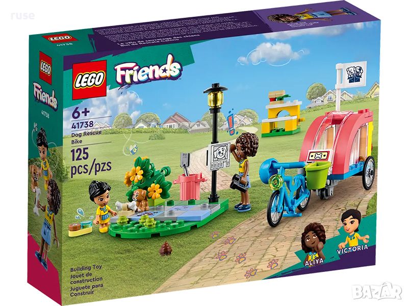 НОВИ! LEGO® Friends 41738 Велосипед за спасяване на кучета, снимка 1