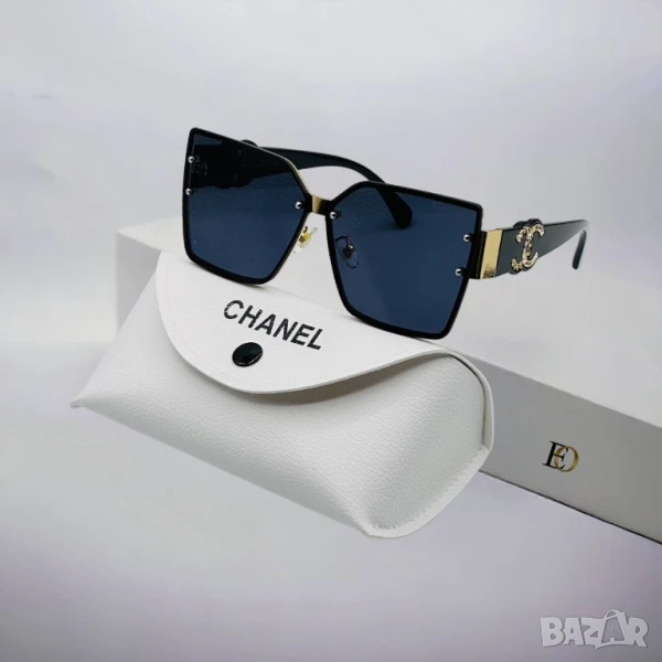 очила с калъф, кутия и ув защита hermes chanel fendi , снимка 1